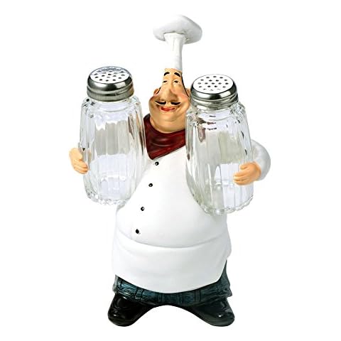 VIFERR Chef Figurine, Resin Chef Figures Cute Chef Statue Model Chef Ornament for Home Kitchen Restaurant Decoration Chirstmas Birthday Gift Cover