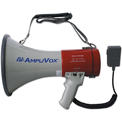Amplivox S602MR MityMeg Piezo Dynamic Megaphone, 25W w/Coiled Microphone