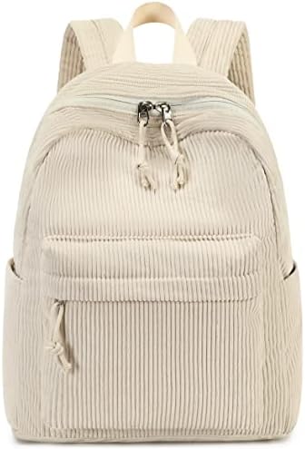 BTOOP Mini Backpack Womens Girls Corduroy Small Backpacks Purse Little Bookbag for Teens Adult Casual School Travel Daypack