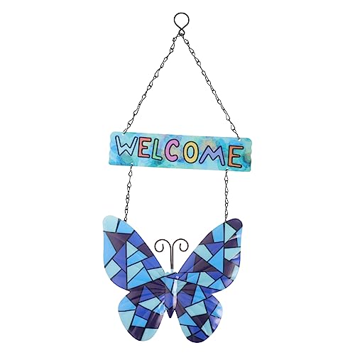 Ornement de porte d'entrée extérieure papillon pour embellir une maison de campagne