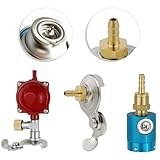 Gettimore Abridor de botellas de butano de rendimiento optimizado con regulación de presión integrada