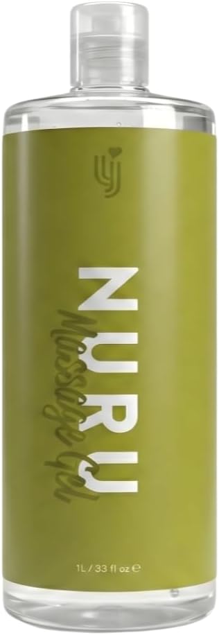Loving Joy Nuru Massage Gel 1L Nuru Massage Gel Concentrate Makes 2L Nuru Massage Therapy Gel Body to Body Massage Gel Intimate Massage Oil Evening Date Massage Oil 1L Pack of 1