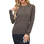 Arach&Cloz Women Spring Fashion Wool Blend Sweater 2025 Long Sleeve Crew Neck Business Casual Pullover Tops Trendy Outfits - Image 2