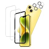 KPNS いphone14 ガラスフィルム【2+2枚セット】日本素材製 ガイド枠 強化ガラス iphone14 ガラスフィルム アイフォン14 カメラ 保護 フィルム カバー iphone 14 保護フィルム