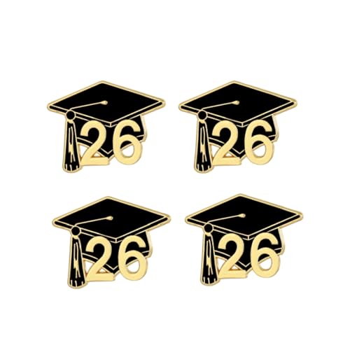 Image of 2026 Graduation Brooch Pin Graduation Cap Enamel Badges Class of 2026 Last Day of School Teacher Students Accessories