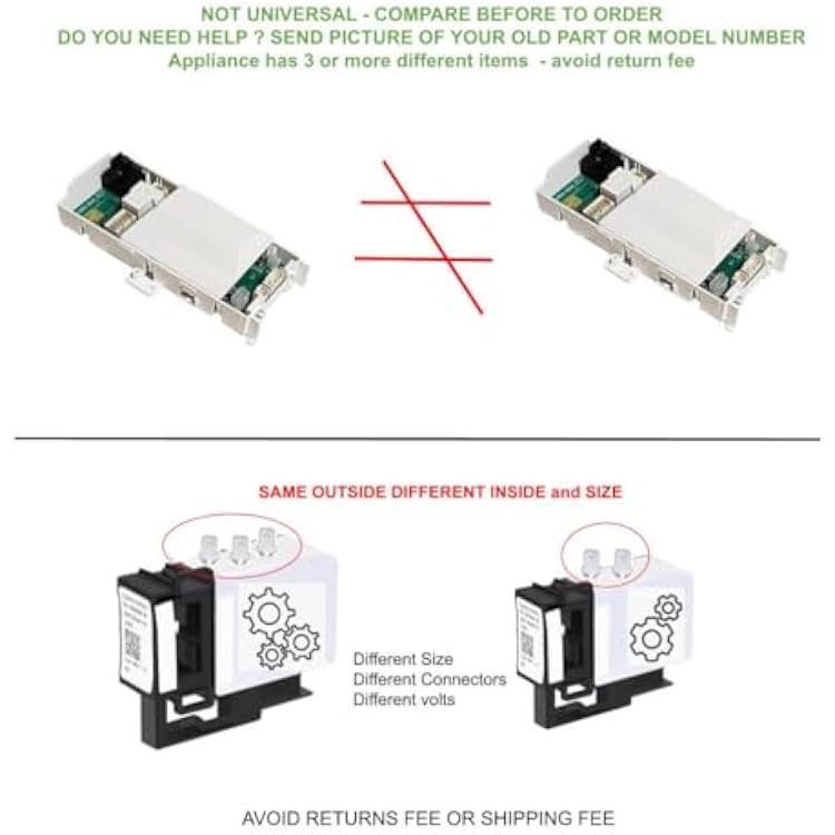 WP3395385 CKD395385X compatible with Whirlpool, Maytag, KitchenAid, Jenn-Air, Amana, Dryer Switch Push-Start fits old number WP3395385, 3395385