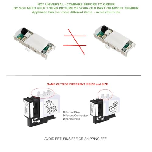 AP7185510, WPW10489122, W10489122 Compatible repuesto bomba congelador de hielo miniatura 5