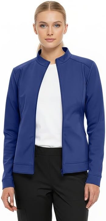 Natural Uniforms Women's Ultra Soft Stretch Zip Up Scrub Jacket (5200) - Image 4