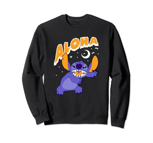 Sweat Stitch Halloween Disney noir unisexe pour automne cosy