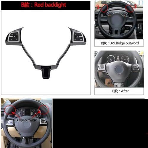 Botones de volante para VW Passat Touran y Lavida control de audio multifunción 4