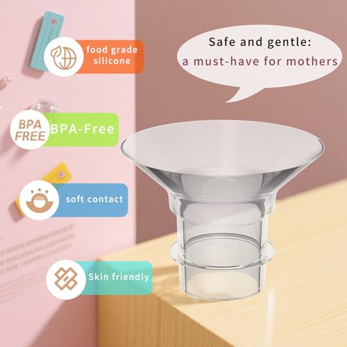 Kit de ajuste de flanges 10 piezas compatible con extractor de leche miniatura 4