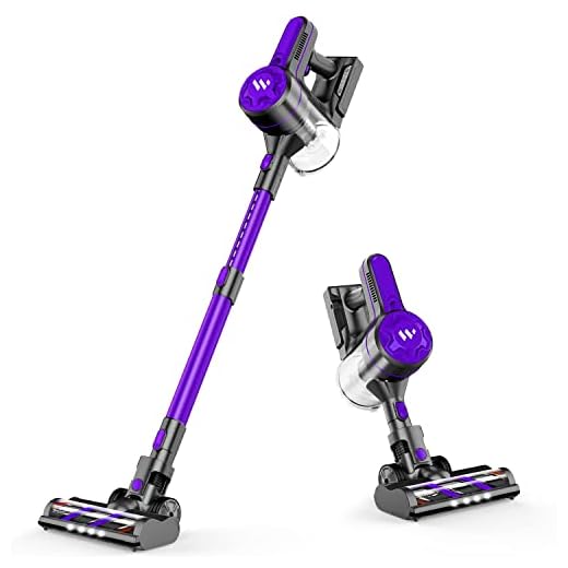 Cordless Vacuum Cleaner,Stick Vacuum Cleaner with 180W 12Kpa Powerful Suction,Rechargeable Vacuum 2200mAh Battery Up to 30 Mins Runtime 6 in 1 Lightweight Vacuum Cleaner for Pet Hair Hardwood Floor