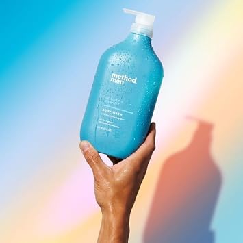 method men's Body Wash, Glacier + Granite - Moisturizes & Cleanses, Made without Parabens or Phthalates, Cruelty-Free, 28 fl oz