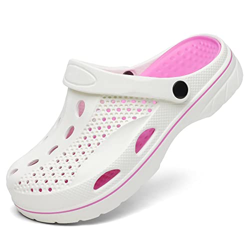 Image of SOSOWHLTE Men's & Women's Arch Support Clogs Garden Shoes Removable Insole