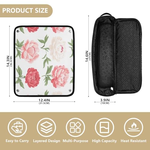 Bolso de viaje resistente al calor para herramientas de cabello miniatura 4