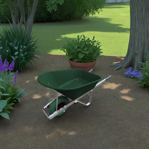 Agri Barrow Wheel Barrow 120 Litre Plastic Wheelbarrow with Puncture Proof Tires, Pink - Ideal for Equestrians, Gardeners, Yard & Garden Maintainers, Farmers, Stable Workers, Allotment Owners 3 Agri Barrow Wheel Barrow 120 Litre Plastic Wheelbarrow with Puncture Proof Tires, Pink - Ideal for Equestrians, Gardeners, Yard & Garden Maintainers, Farmers, Stable Workers, Allotment Owners - Image 3