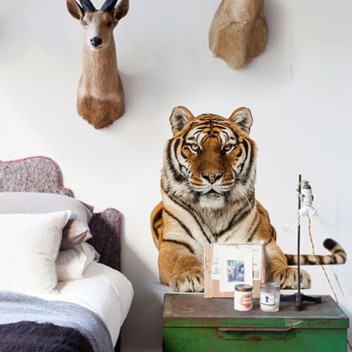 Vinilos decorativos removibles tigre 3D para niños miniatura 3