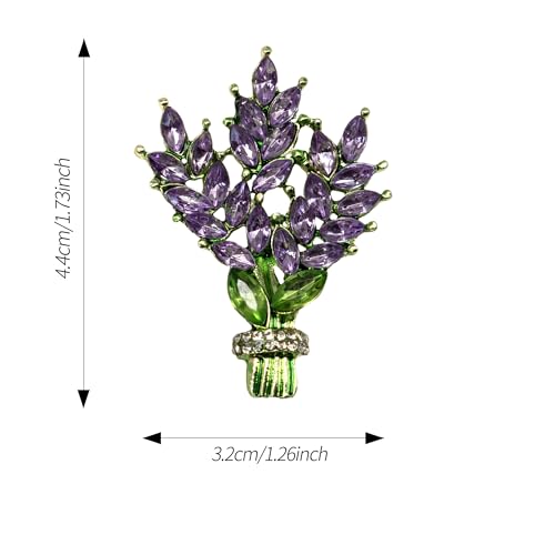 Image of Pretty Elegant Brooch Pin for Women,Flower Brooch Pin Broches for Women's Clothes