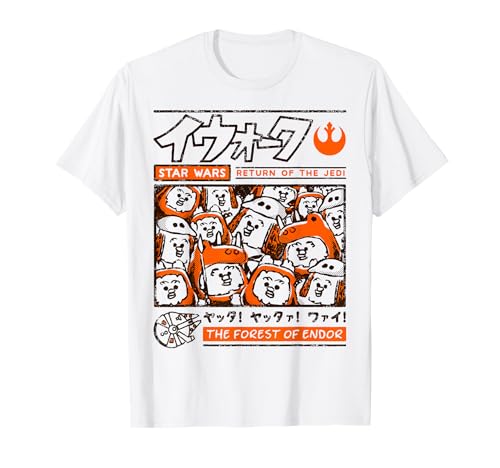 T-shirt Star Wars Ewok haut à manches courtes imprimé vintage Endor