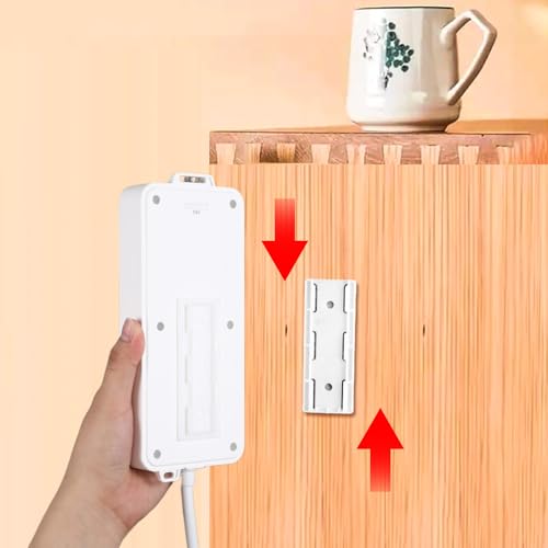 8 PCS Power Strip Holder, Soporte Auto Adherible para Regletas, Montaje sin Perforación para Oficina y Hogar miniatura 3