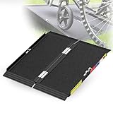 Support Way 2FT Portable Wheelchair Ramp with Quick-Lock, Black...