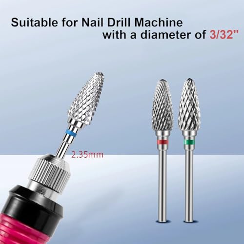 Outils de retrait de gel et résine pour ponceuse de manucure