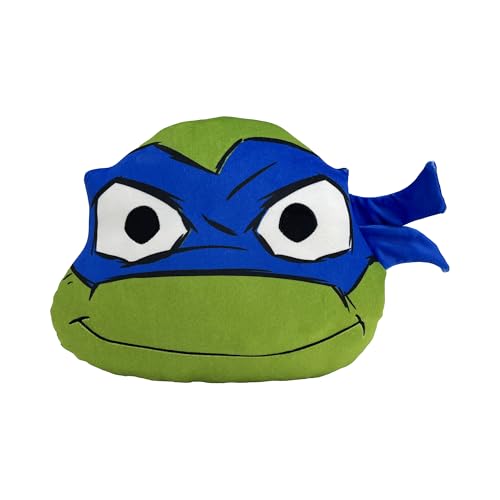 Image of Northwest Teenage Mutant Ninja Turtles Its Leo Cloud Pillow 12 inch - TMNT Plush Stuffed Toy, Kids Room Decor, Cartoon Character Throw Pillow, Gift for Boys & Girls