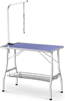 Amazon Choyop トリミングテーブル 折りたたみ トリミング台 トリミング 折り畳み ペット用 シャンプー カット ブロー ブラッシング 爪切り バリカン お手入れ トリマー 小型犬 中型犬 犬 猫 ペット用品 ブルー Choyop トリミングシザー 通販