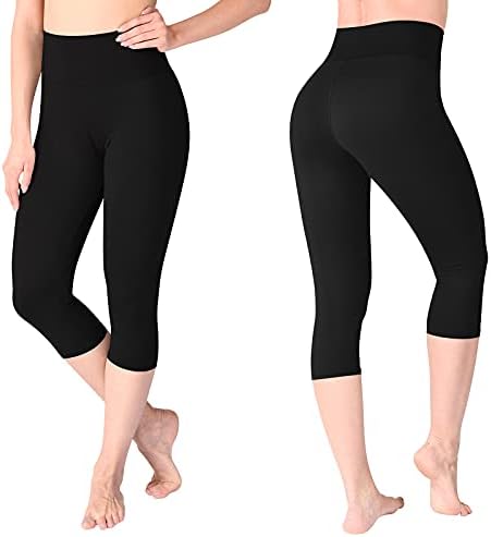 SINOPHANT High Waisted Capri Leggings 