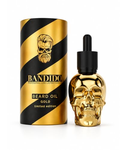 Aceite para barba contra el picor del vello de 3 días con sérum hidratante Bandido de 40 ml