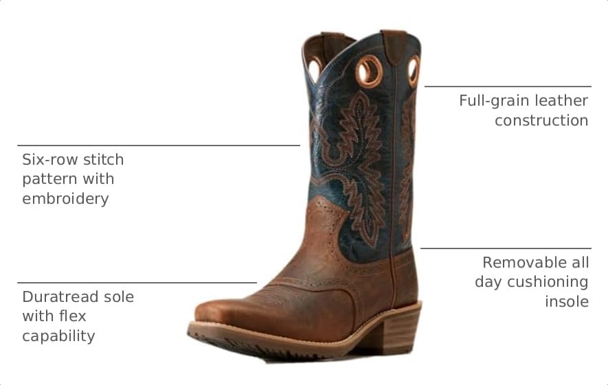 Image of Ariat Men's Hybrid Roughstock Square Toe Western Boot