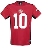 aus 100% Polyester NFL San Francisco 49ers Garoppolo #10 T-Shirt rot L