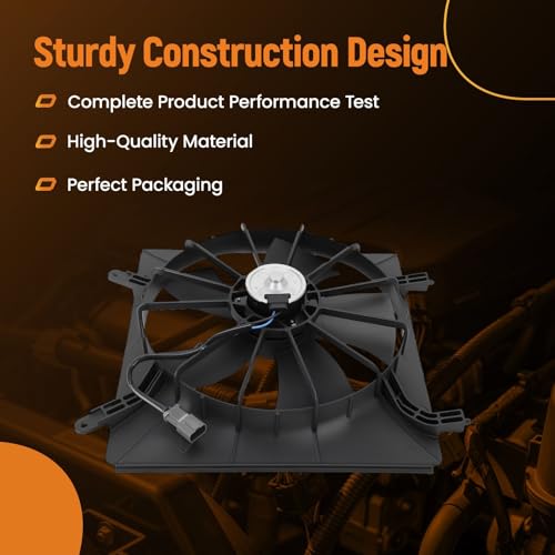Image of maXpeedingrods Left Side Radiator Cooling Fan for Honda CR-V 2002-2006, for Honda Element 2003-2011 HO3115116 19015PNB003 19015PZDA01