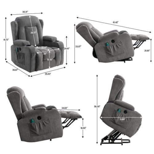 Sillón Plegable Recliner Oversized miniatura 2