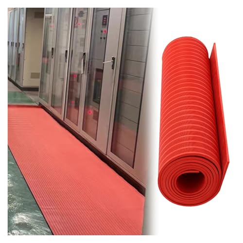 Distribution Room High Voltage Insulated Rubber Mat, Non Slip Power Electrician Floor Matting 3ft Wide, Dielectric Non-Conductive Safety Mats 32 30 28 24 20 16 12 8 5 3 FT(LxWxT 29' x 3 1/5' x 1/10