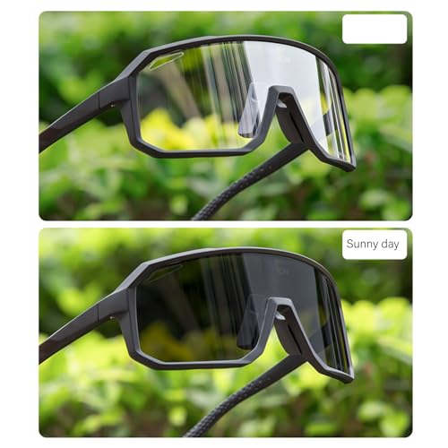 Lunettes de soleil photochromiques contre le vent et les reflets