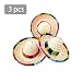 3 unids Nuevo Diseño Mini Sombrero Mexicano para mascotas, Suministros para la...
