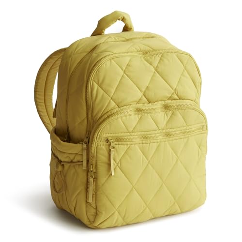 Image of Vera Bradley Women's Featherweight Large Bancroft Backpack, Golden Olive, One Size