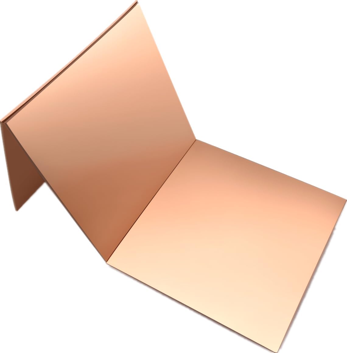 3x100x150mm 99.9% T2 Copper Sheet Thickness Copper Plate Laser Cutting CNC Frame Model Mould DIY Contruction Pad 10x15cm One Pack