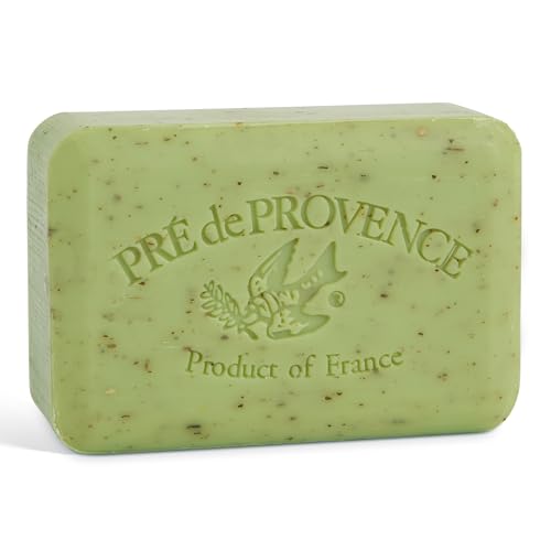 Image of Pre de Provence Artisanal Soap Bar, Enriched with Organic Shea Butter, Natural French Skincare, Quad Milled for Rich Smooth Lather, 8.8 Ounce, Lime Zest