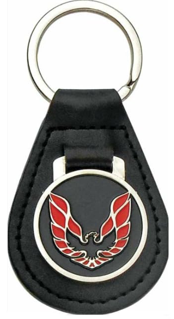 OER Leather Keychain with Firebird Emblem