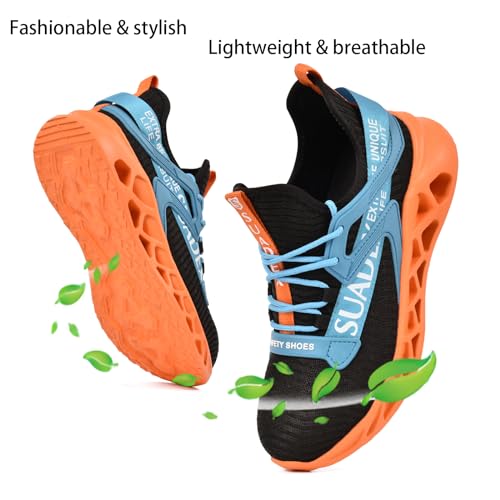 Image of SUADEX Steel Toe Shoes for Men Women Indestructible Work Safety Sneakers