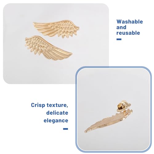 Broches pour col et pull en alliage doré, ajustement parfait sans abîmer - 4