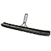Poolmaster 20183, 18 Inch, 18-Inch Aluminum-Back Swimming Pool Algae Brush with Stainless Steel Bristles, Premier Collection, Black