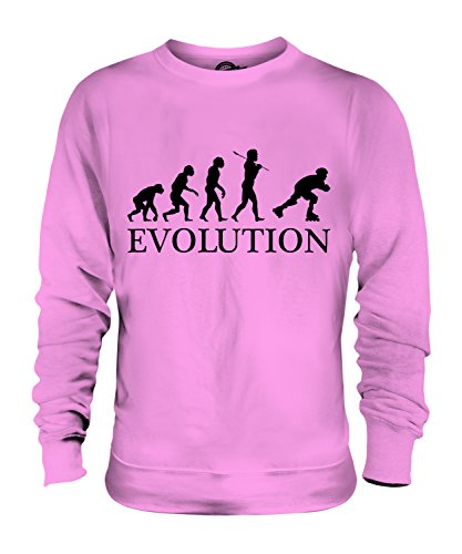 Sweat-Shirt Candymix Patins À roulettes Évolution Unisexe pour Homme et Femme en Coton