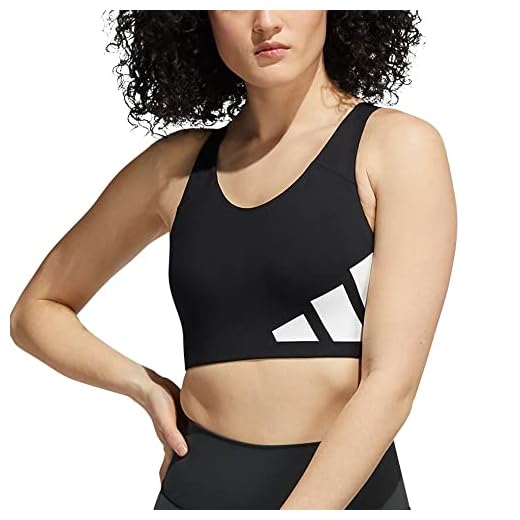 adidas ULT Alpha 3bar, Reggiseno Sportivo Donna, Nero/Bianco, XS