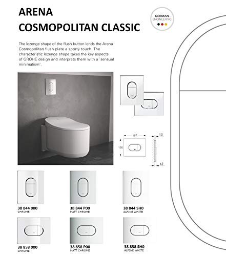 Grohe 38858P00 Arena Cosmopolitan Piastra di