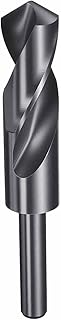 HARFINGTON 26mm Drill Bit 1/2" Reduced Shank Round 4241 High Speed Steel Nitriding Black 118° Standard Point for Plastic Wood Copper Aluminum Iron Medium Soft Metal