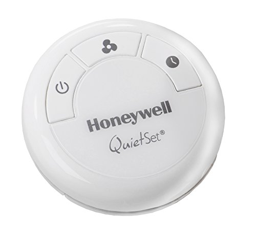 Honeywell Advanced QuietSet Oszillierender Standventilator (5 Geschwindigkeitseinstellungen, Timer-Funktion, Oszillation 70°, Höhenverstellung, Fernbedienung, Einfach zu benutzen) HSF600W, White