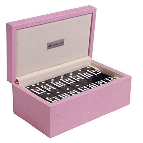 Double 9 Large Black Domino Set Silverman & Co.